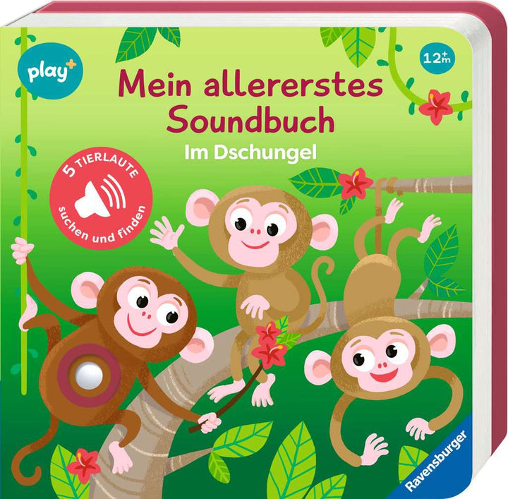 Ravensburger Play+ Mein allererstes Soundbuch: Im Dschungel (Sachen suchen und hören)