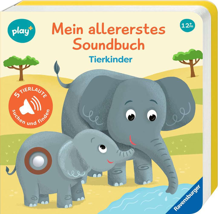 Ravensburger Play+ Mein allererstes Soundbuch: Tierkinder (Sachen suchen und hören)