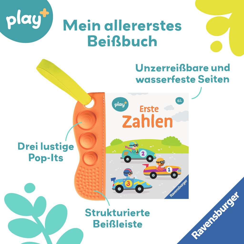 Ravensburger Play+ flip&pop: Erste Zahlen (Mein allererstes Beißbuch)