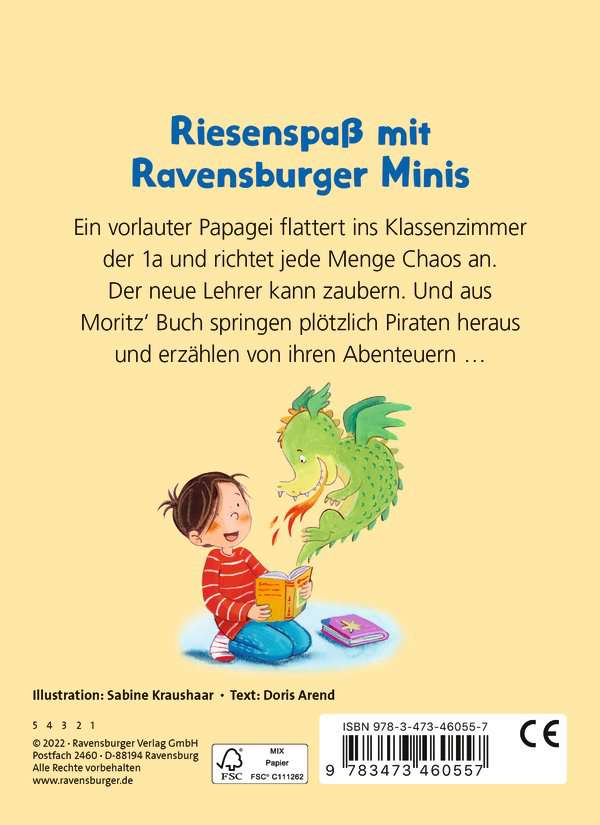 Ravensburger Minis: Ein Papagei im Klassenzimmer - Schulgeschichten