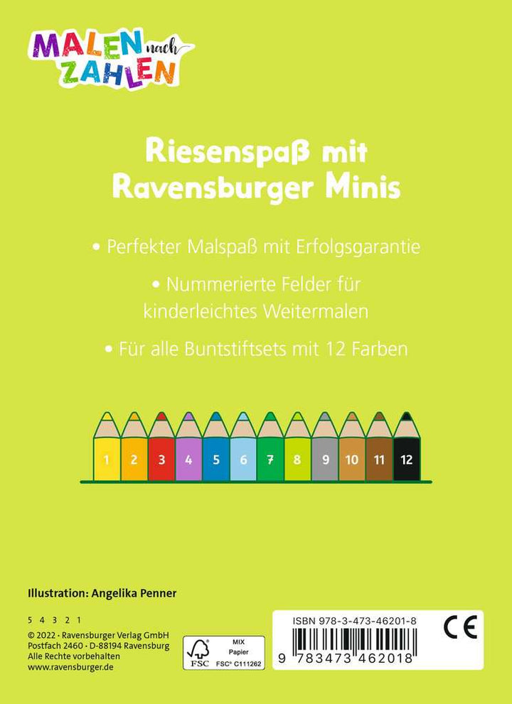 Ravensburger Minis: Malen nach Zahlen - Ostern