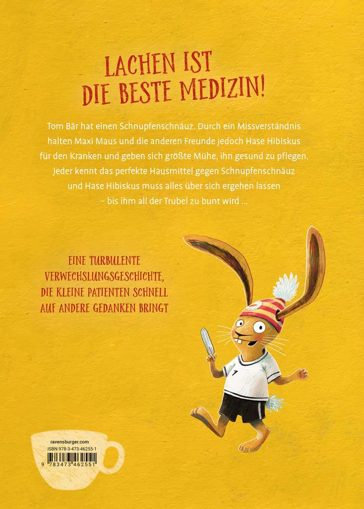 Hase Hibiskus und der Schnupfenschnäuz - Kinderbuch ab 3 Jahre, Vorlesebuch