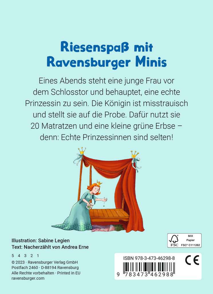 Ravensburger Minis: Die Prinzessin auf der Erbse