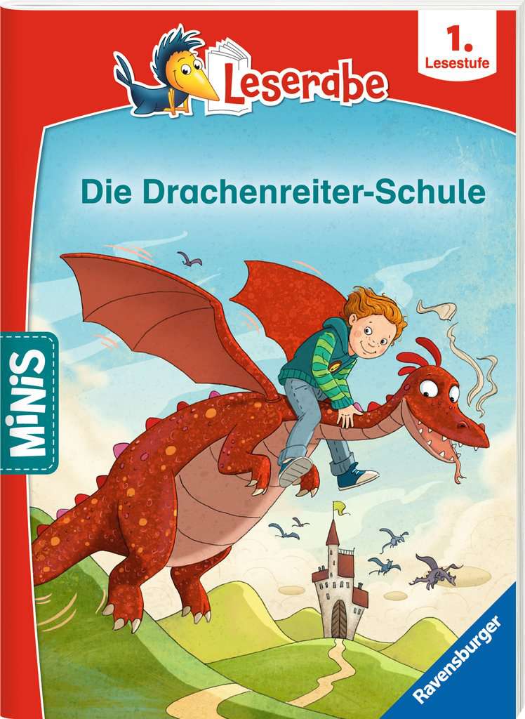 Ravensburger Minis: Leserabe Schulgeschichten, 1. Lesestufe - Die Drachenreiter-Schule