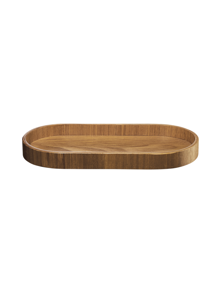 Holztablett, oval