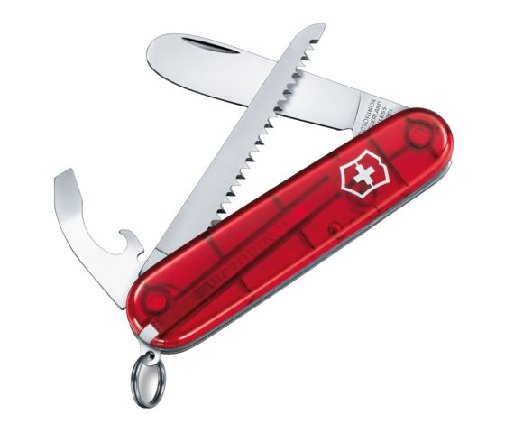 My First Victorinox, 84 mm, rot transparent