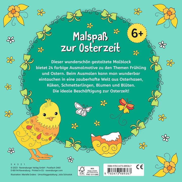 Mein Malblock Frohe Ostern - Malen ab 6 Jahren