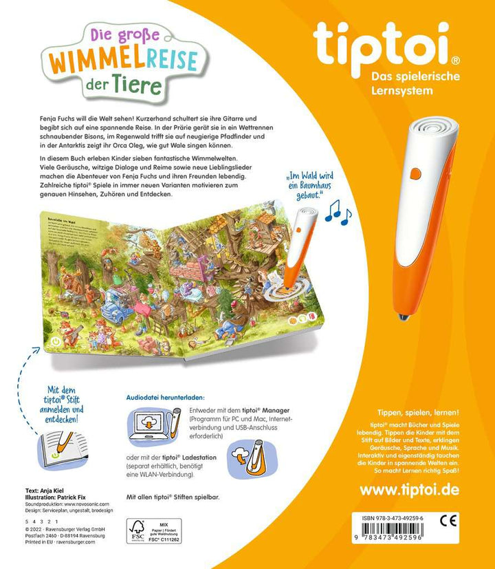 tiptoi® Die große Wimmelreise der Tiere