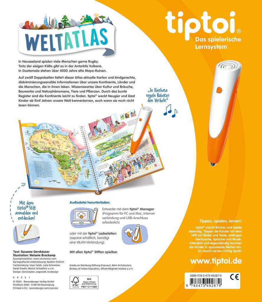 tiptoi® Weltatlas