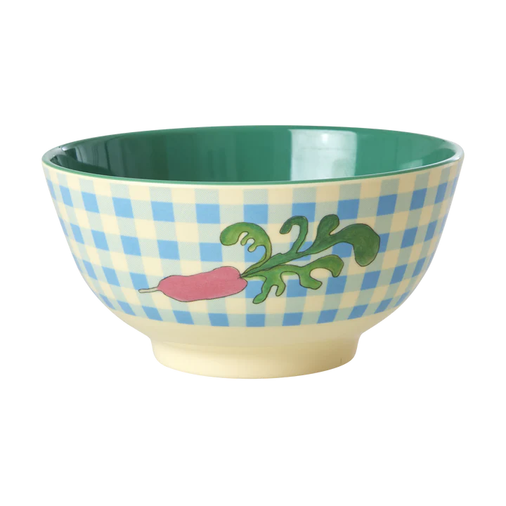 Melamine Bowl with Ravishing Radish Print - Medium - 700 ml