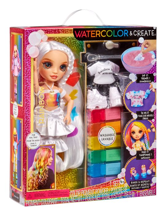 PUPPE RAINBOW HIGH WATERCOLOR & CRE -  -