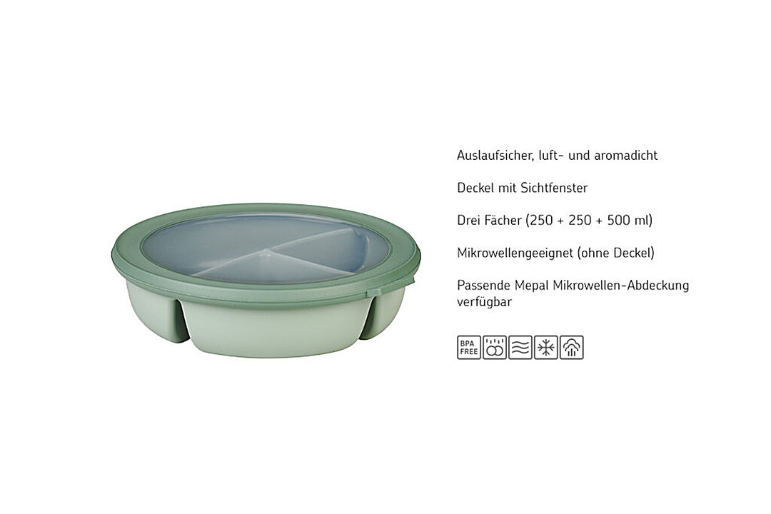 bento bowl cirqula rund - nordic blue