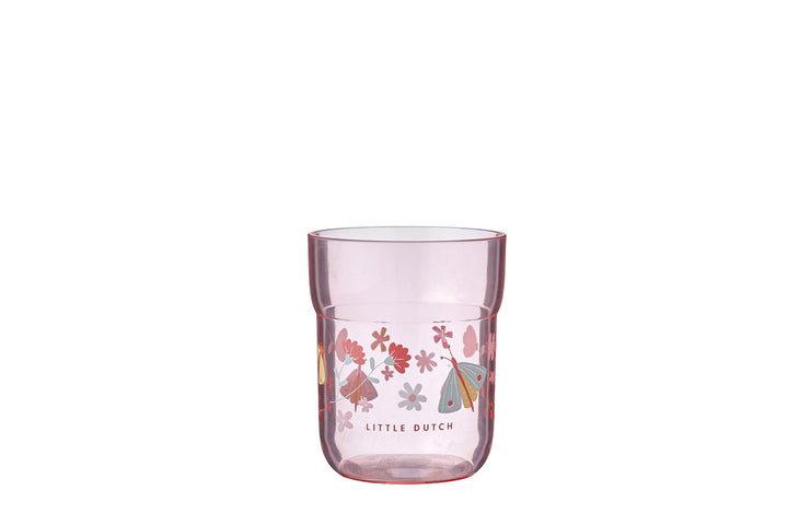 kinder-trinkglas mio 250 ml - flowers & butterflies