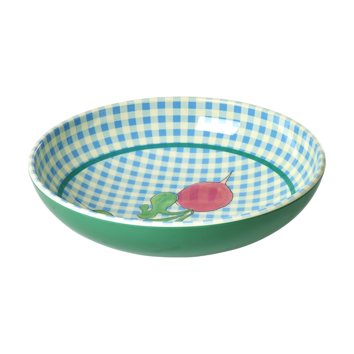 Melamine Salad Bowl with Ravishing Radish Print - 2,5 L