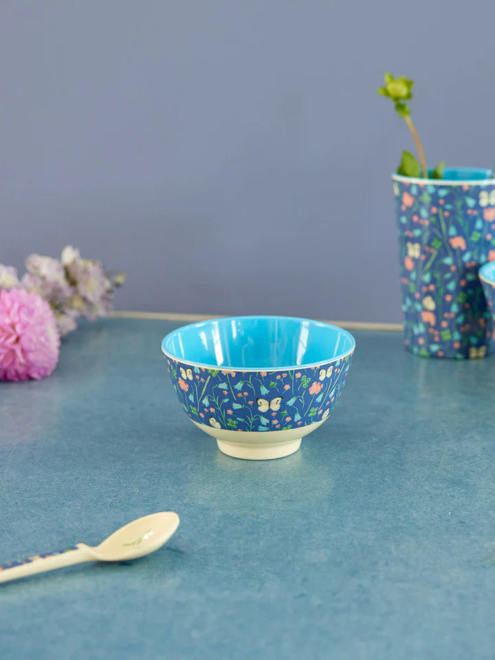 Melamine Bowl with Butterfly Field Print - Small - 300 ml