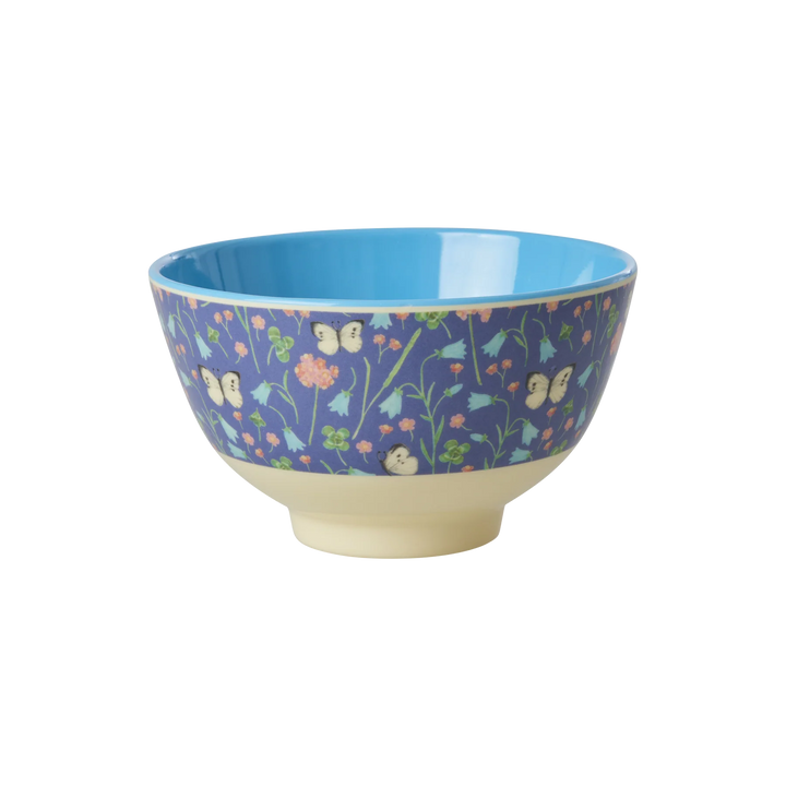 Melamine Bowl with Butterfly Field Print - Small - 300 ml