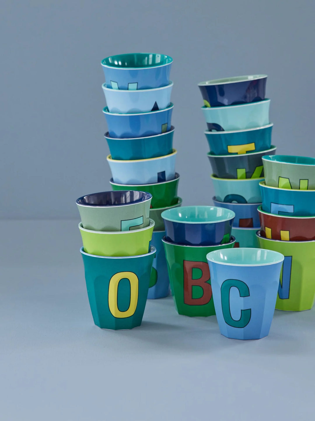 Melamine Cup with the Letter Z - Green - Medium - 250 ml