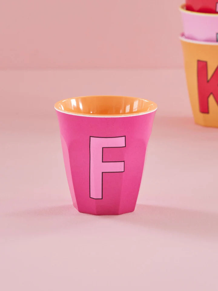 Mittelgroße Becher - Dunkles Pink - F