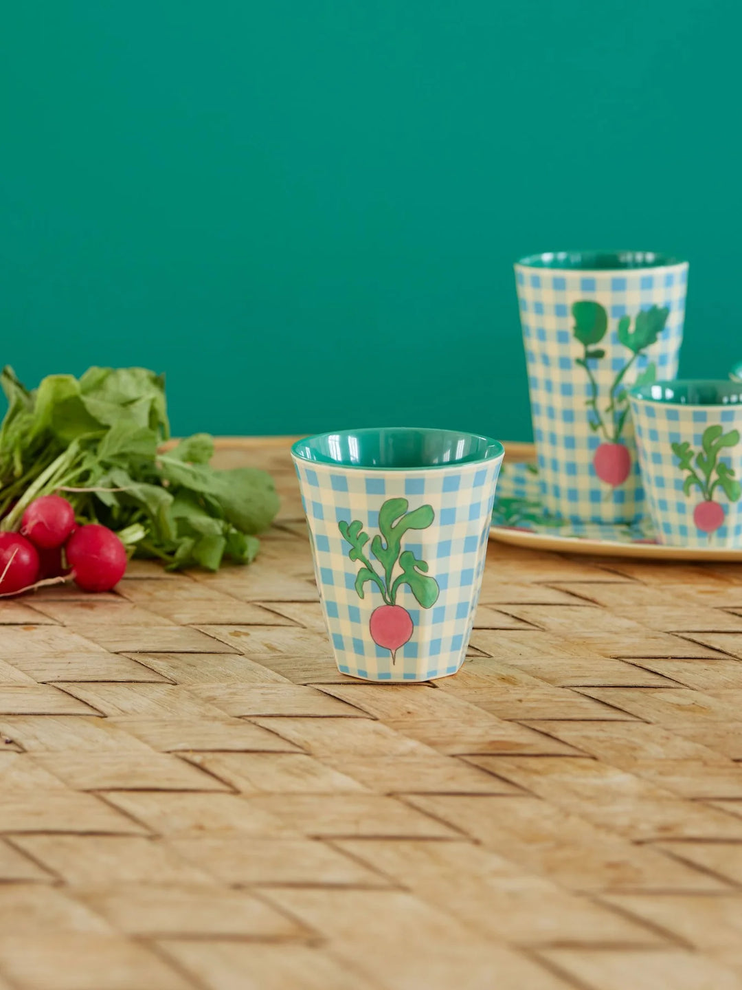 Melamine Cup with Ravishing Radish Print - Medium - 250 ml