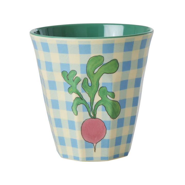 Melamine Cup with Ravishing Radish Print - Medium - 250 ml