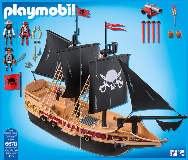 Piraten-Kampfschiff