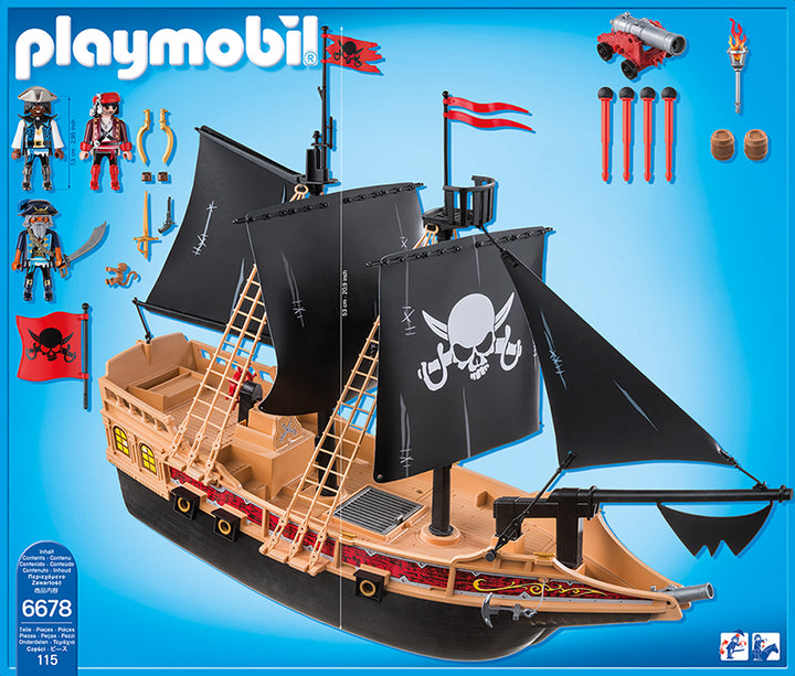 Piraten-Kampfschiff