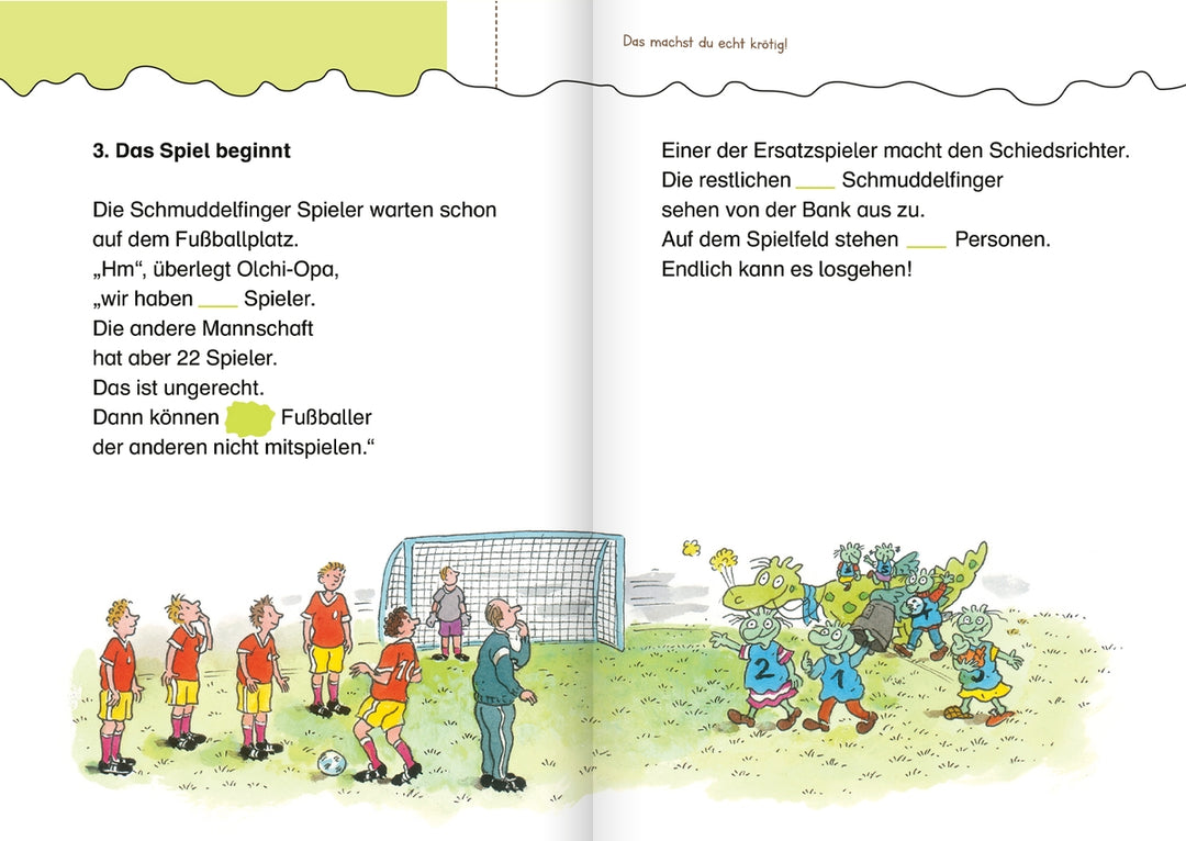 Die Olchis werden Fußballmeister
