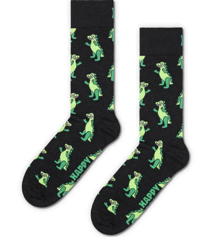 Inflatable Dino Sock - Black - 9000 - 41-46