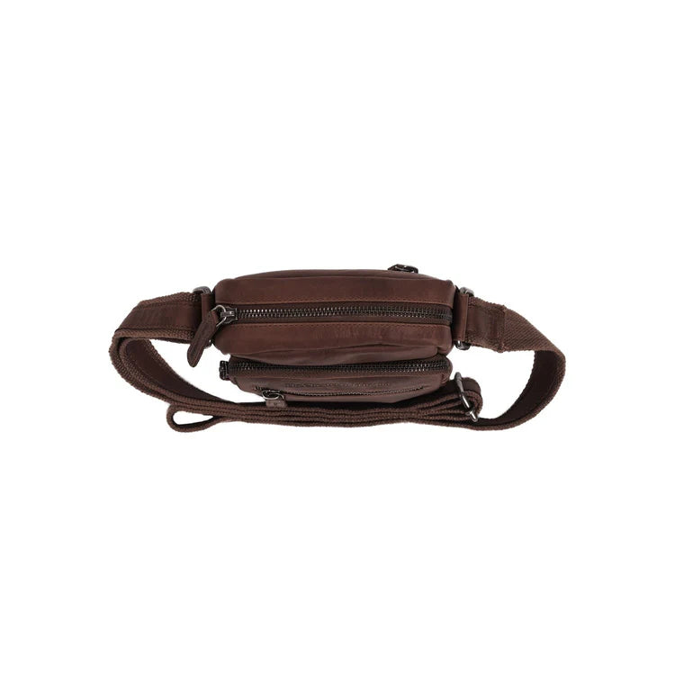 Shoulderbag uni sm  Brown