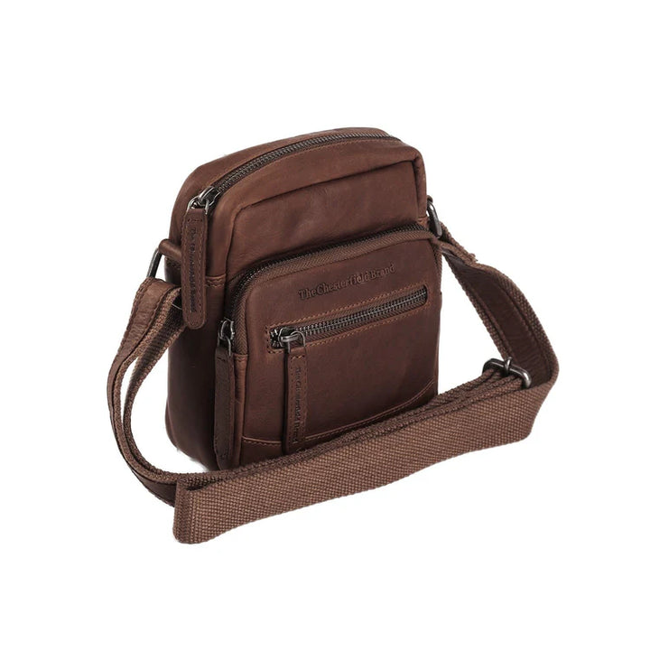 Shoulderbag uni sm  Brown
