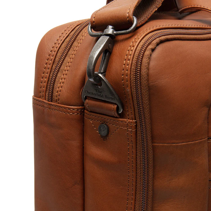Laptopbag large 17"  Cognac