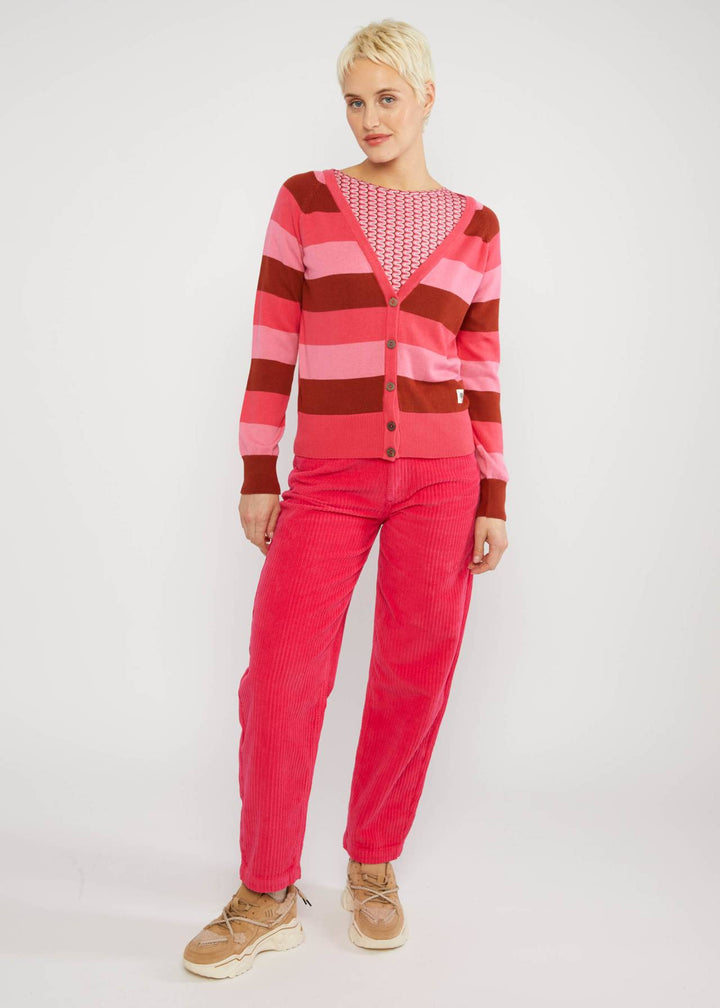 Bright Side of Life red flirty stripes