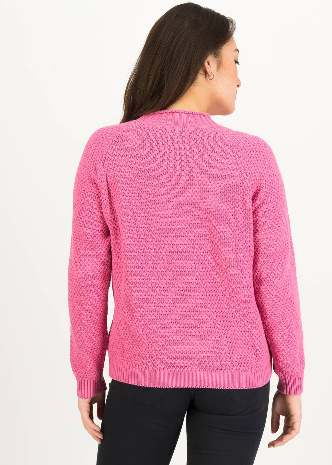 hurly burly Knit Knot on fire pink L