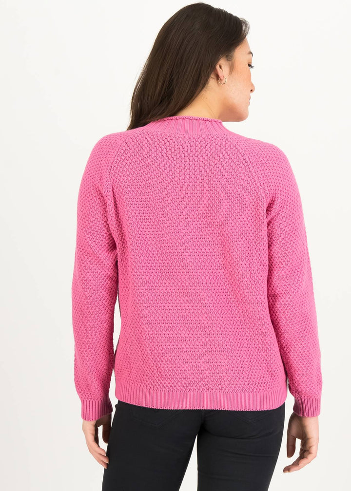 hurly burly Knit Knot on fire pink L