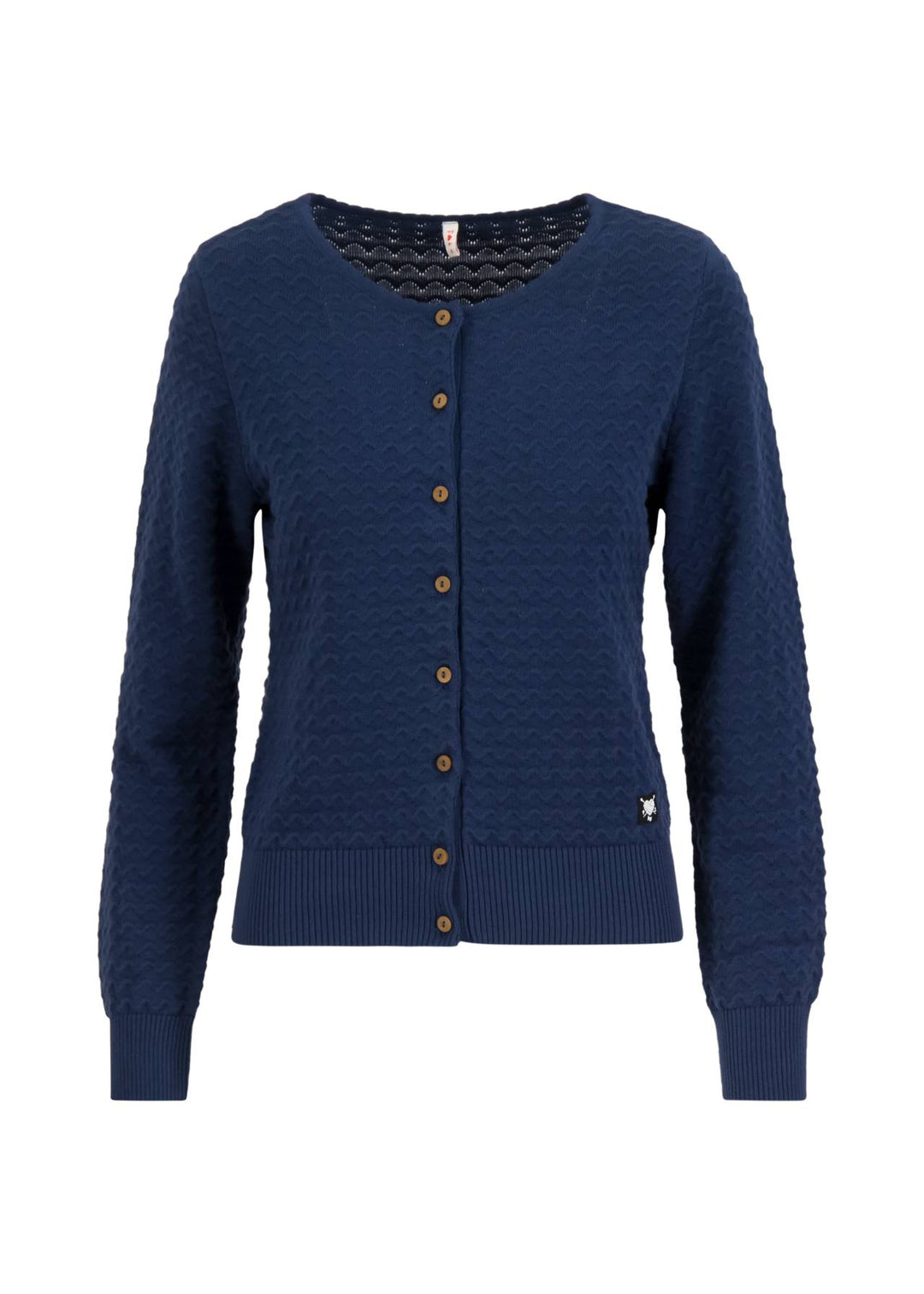 Save the Brave old library blue knit