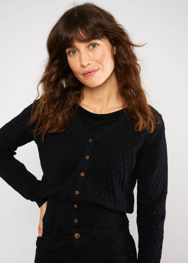 Save the World nighty-night black knit