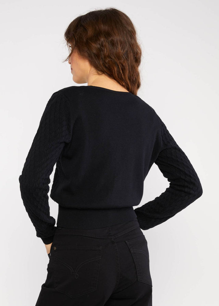 Save the World nighty-night black knit