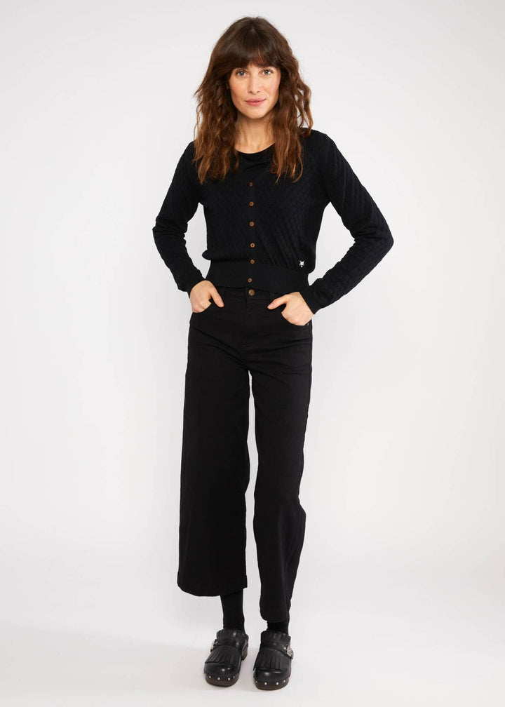 Save the World nighty-night black knit