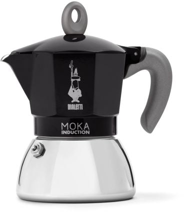 Espressokocher Moka Induction schwarz 4 Tassen