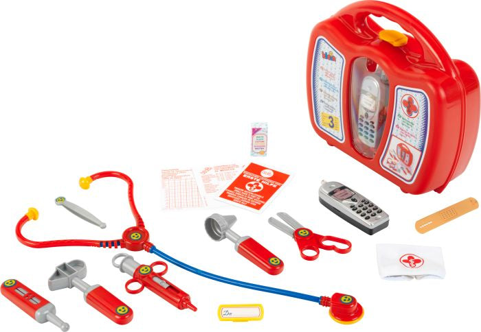KINDER-ARZTKOFFER MIT HANDY 28X9X25 -  -