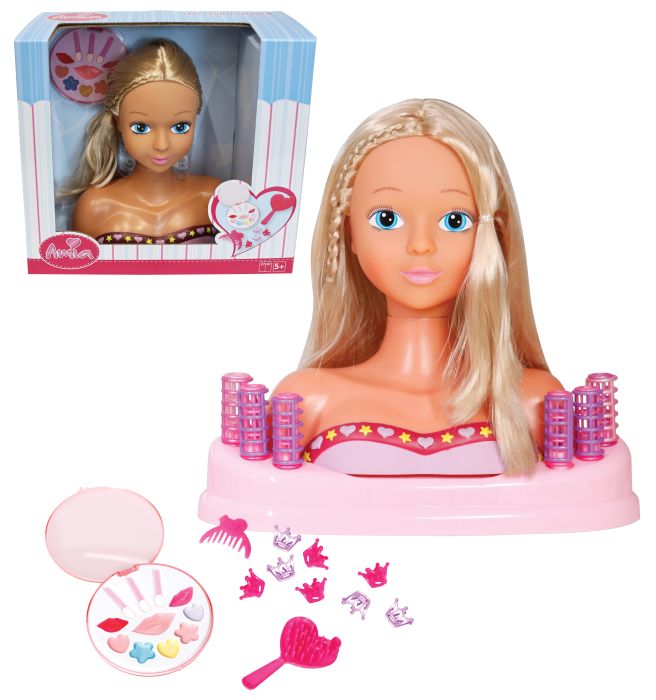 AM Schmink-u.Frisierkopf m.Zubehör, 27cm