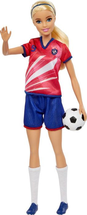 BARBIE FUSSBALLSPIELERIN BLOND IM R -  -