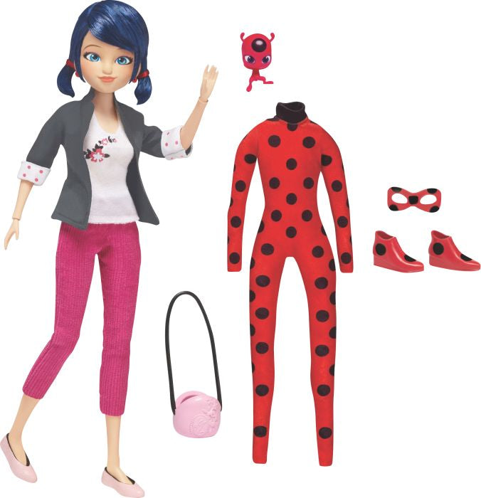 Miraculous Puppe Marinette m. 2 Outfits