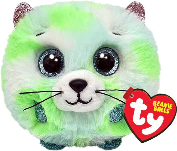 EVIE CAT - GREEN - TY BALLS