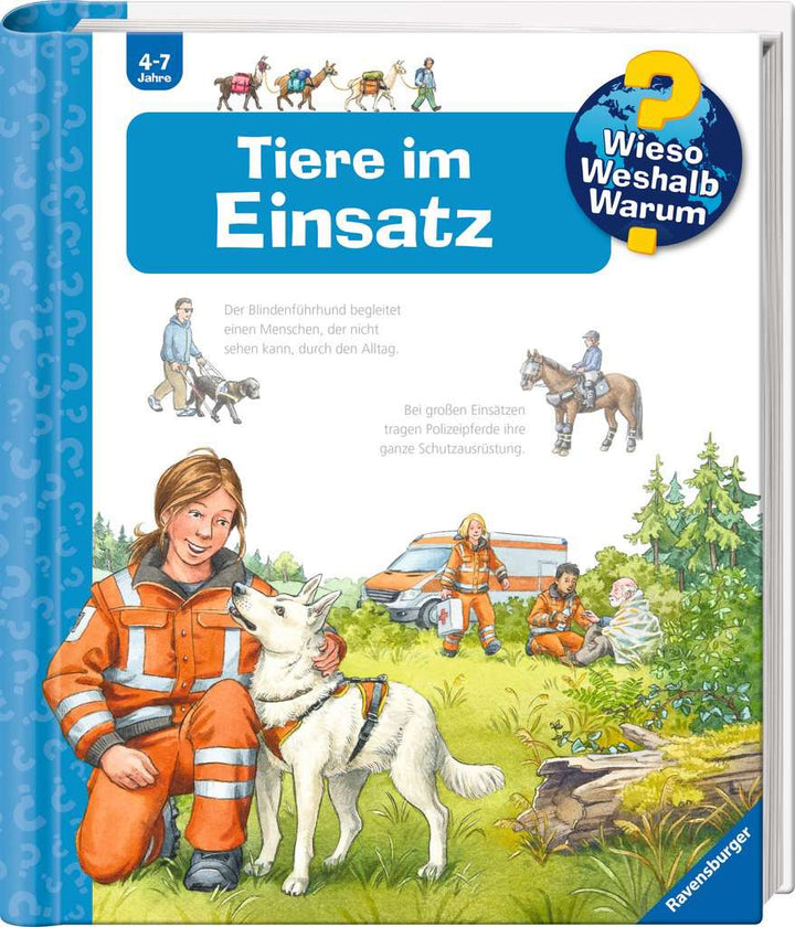 Wieso? Weshalb? Warum?, Band 16: Tiere im Einsatz