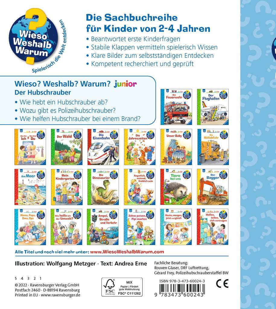 Wieso? Weshalb? Warum? junior, Band 26: Der Hubschrauber