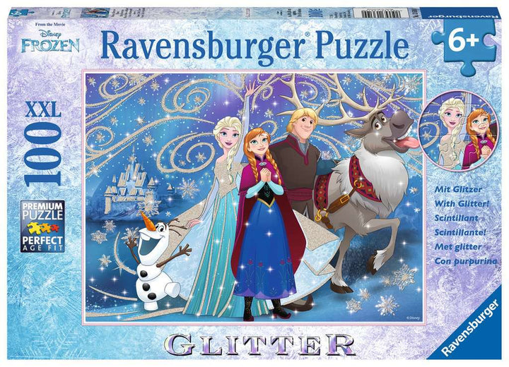 Glitzernder Schnee