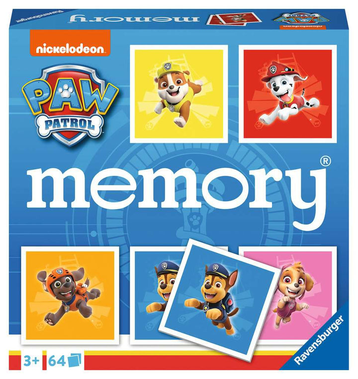 Ravensburger - 20887 - Paw Patrol memory®, der Spieleklassiker für alle Fans der TV-Serie Paw Patrol, Merkspiel für 2-8 Spieler ab 3 Jahren