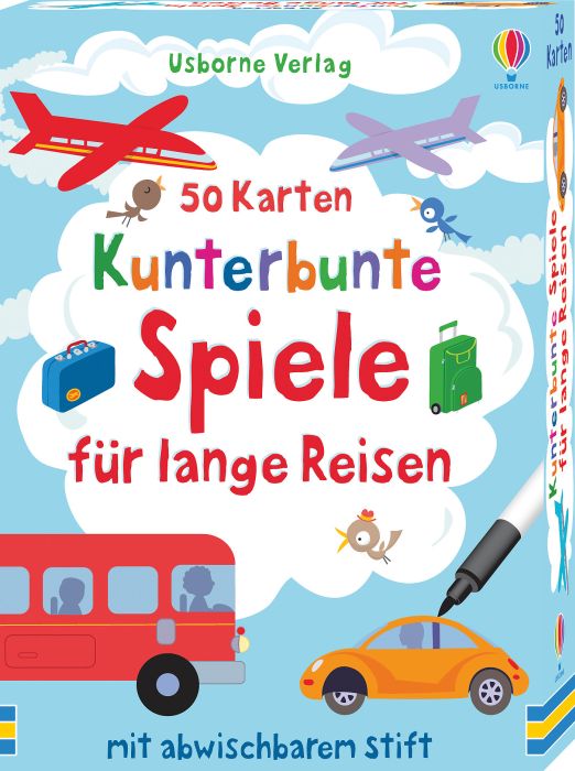 50 Karten: Kunterbunte Spiele für lange