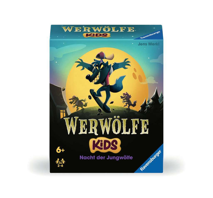 Ravensburger 22692 Werwölfe - Nacht der Jungwölfe, erstes Werwölfe-Spiel für Kinder ab 6 Jahren für 2 bis 6 Spieler